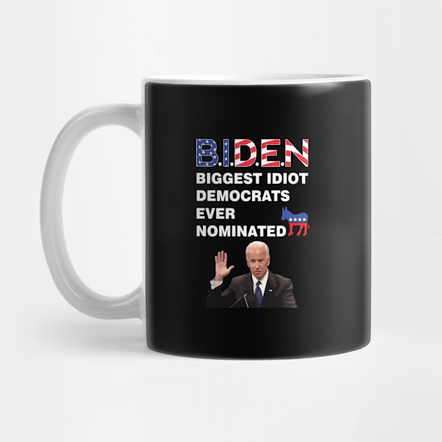 Anti Joe Biden 2020 Gaffe Sleepy Funny President Trump Maga Corn Pop Liberal Democrat GOP by Shirtsurf